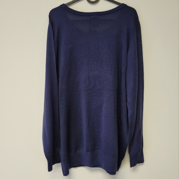 Torrid Santa Stitch Disney Lilo & Stitch Sweater Blue 2X - Picture 4 of 8